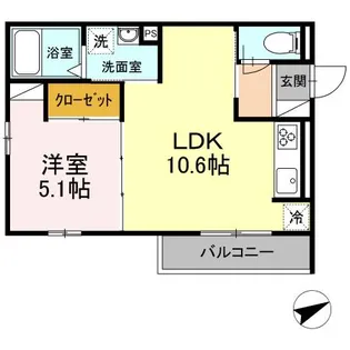 ロイヤルキング【3階】の間取り
