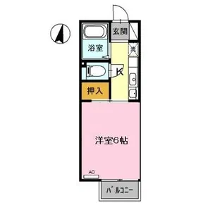 セリバテール東谷山I【2階】の間取り
