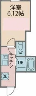 カインドネス京王堀之内【2階】の間取り