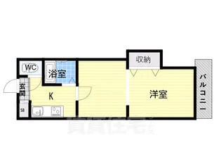植田マンション神前【3階】の間取り