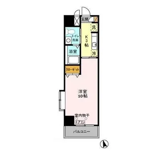 プレステージ蘇我【8階】の間取り