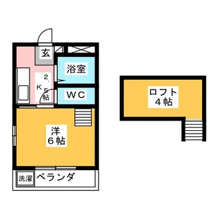 アリス箱田【1階】の間取り