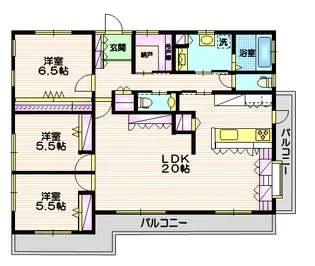 ヴィラ田園調布3丁目【2階】の間取り