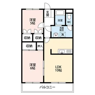 ラ・カーサ双葉I【2階】の間取り