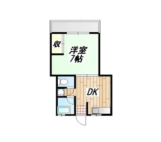 宮川ハイツ【1階】の間取り