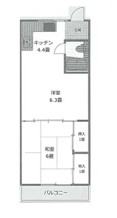 白井マンション【2階】の間取り