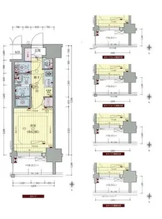 プレサンス玉造駅前ルージュ【3階】の間取り