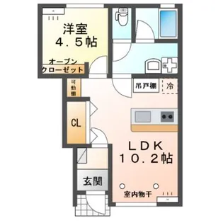LIVIO(リビオ)B【1階】の間取り