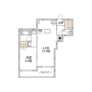 カーサ ディ パリア【3階】の間取り
