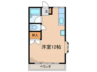 第2シルクハイツ角田【2階】の間取り