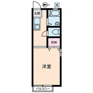 イーストヒルズ・A【2階】の間取り