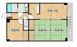白石ビル【4階】の間取り