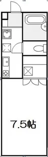 リースランド白楽【2階】の間取り