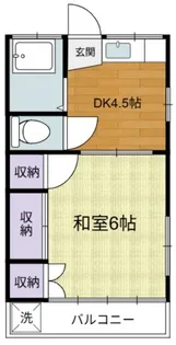 第三ふじみ荘【2階】の間取り