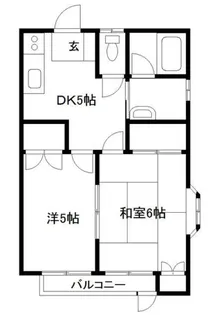 ハイツウィンドベル【2階】の間取り