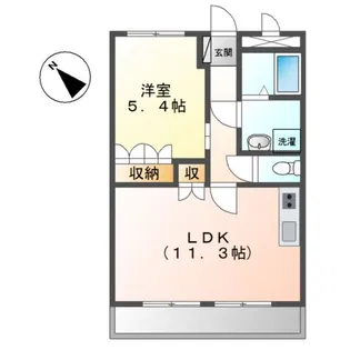 シャンティ【1階】の間取り