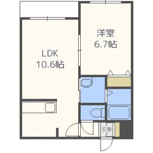 E-ハイム札幌【3階】の間取り