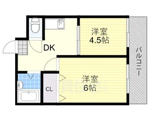 ロッキービル【4階】の間取り