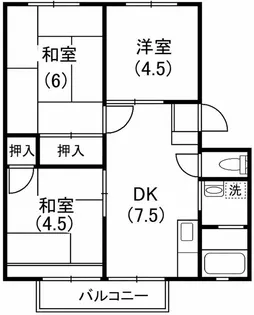 アイビー II【3階】の間取り