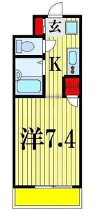 ラグジュアリーガーデン東松戸【5階】の間取り