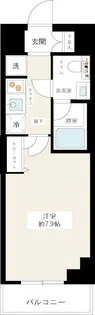 ハイズクレセール清澄白河【8階】の間取り