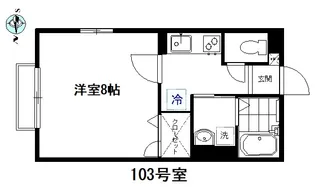 クラスティーナ【1階】の間取り