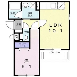 アルカディア浅間町【3階】の間取り