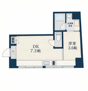 北浜コンソール【10階】の間取り