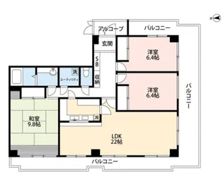 レジデンス伊藤II【5階】の間取り