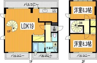 ル・シィエルド・ミサキの間取り