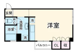 ビラ奥田【3階】の間取り