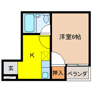 セサミ小泉【4階】の間取り