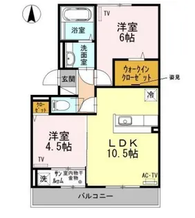 セーリオ【1階】の間取り