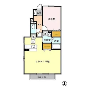 プレミール・カーサ C【1階】の間取り