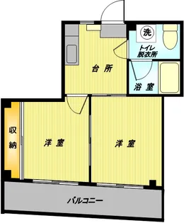 プレイス竹之内【2階】の間取り