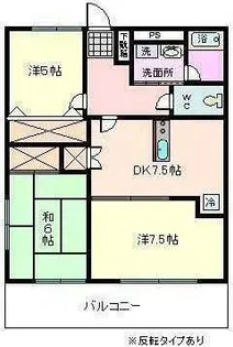 センチュリー若葉【3階】の間取り