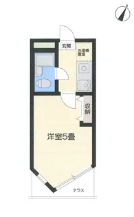 キャトルセゾン橋本8【1階】の間取り