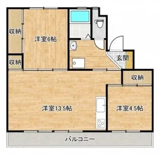 新潟県長岡市青葉台2【マンション】の間取り