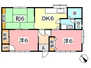 岡山県倉敷市四十瀬【一戸建】の間取り