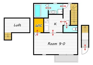 MHEプリーモ【2階】の間取り