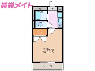 グランハイツ日野【2階】の間取り