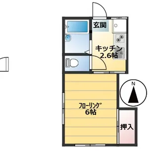 けやき荘【1階】の間取り