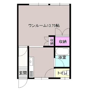 レジデンスI【1階】の間取り