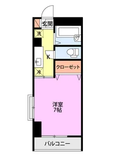 マリナーズコート新潟【5階】の間取り