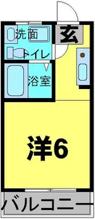 オーバル柏【1階】の間取り