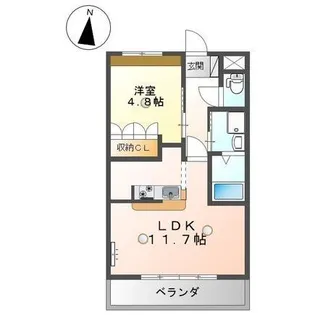 エル・グレイス【2階】の間取り