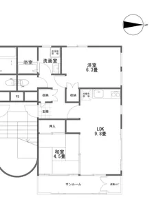 ハイツ新井【2階】の間取り