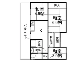 京都府宇治市槇島町千足【一戸建】の間取り