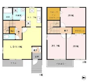 ドミール・カノン Aの間取り
