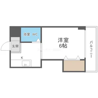 ドリームコート住吉大社【6階】の間取り
